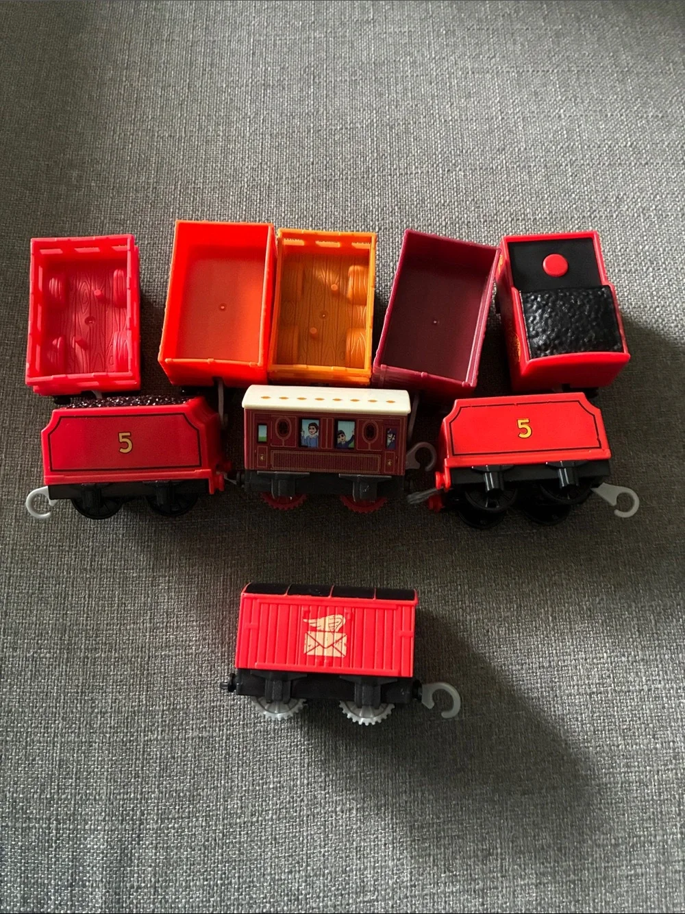 Thomas & Friends Toy Train Cargo Wagon/Tender Set - Classic Freight